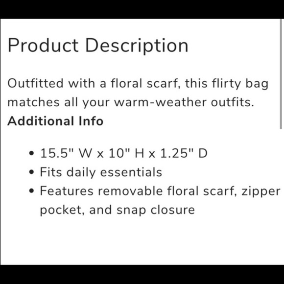 NWT Draper James Straw Bag- unopened! - Picture 4 of 5